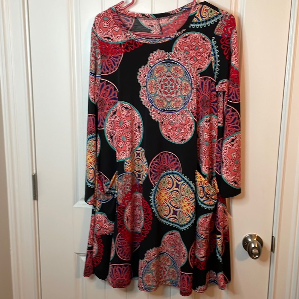 Navy dress with pockets, Size L, no tags - from a boutique